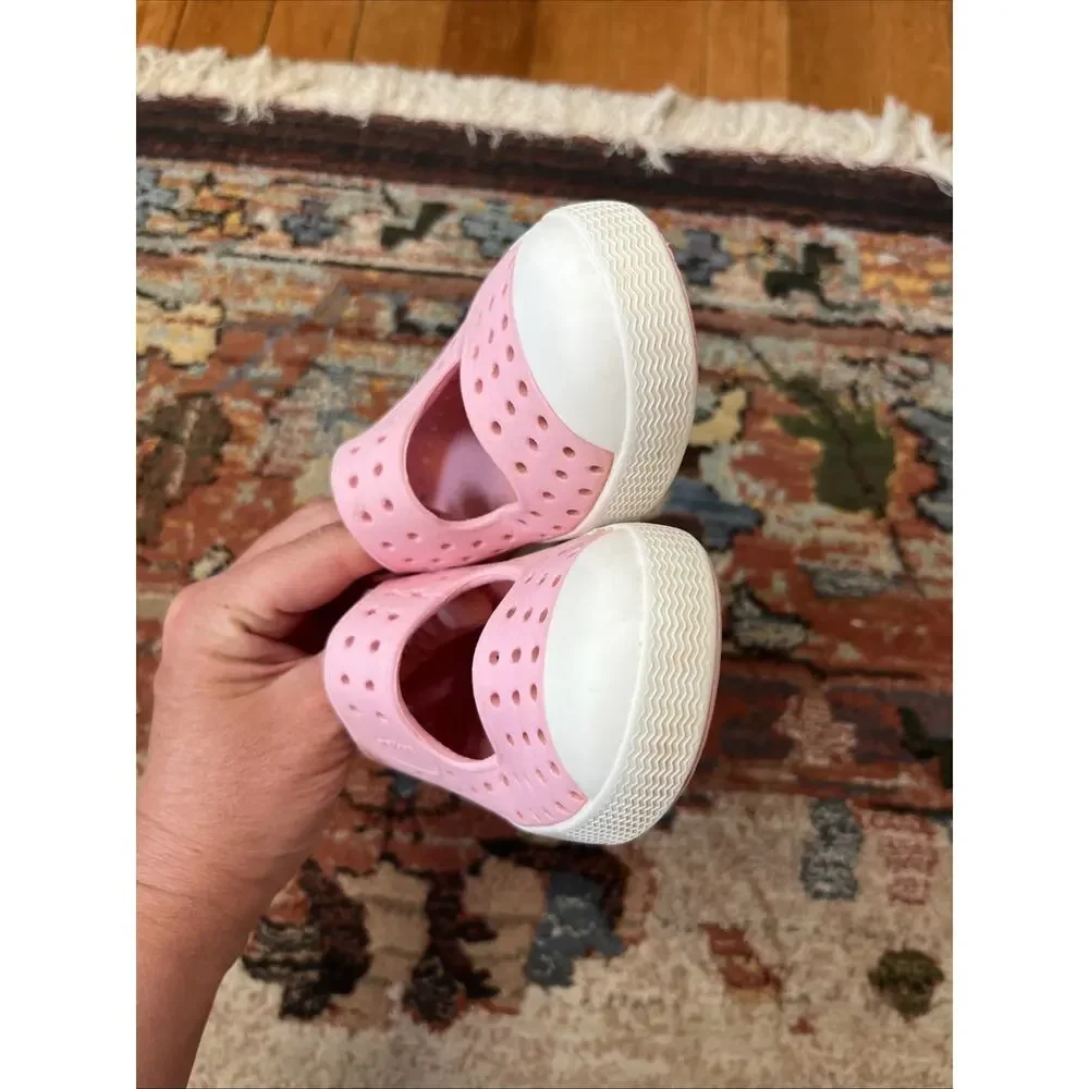 Native Shoes Mary Jane Water Shoes Pink Girls Child Size 10 Kids